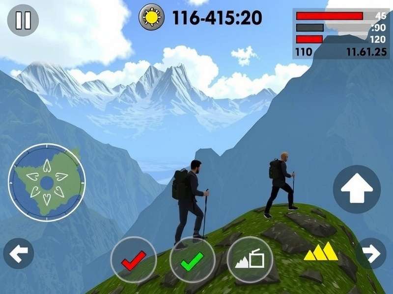Alpine Trek India Gameplay Screenshot